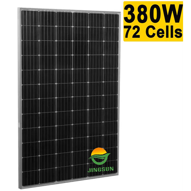 Panel solar monocristalino de 380 w